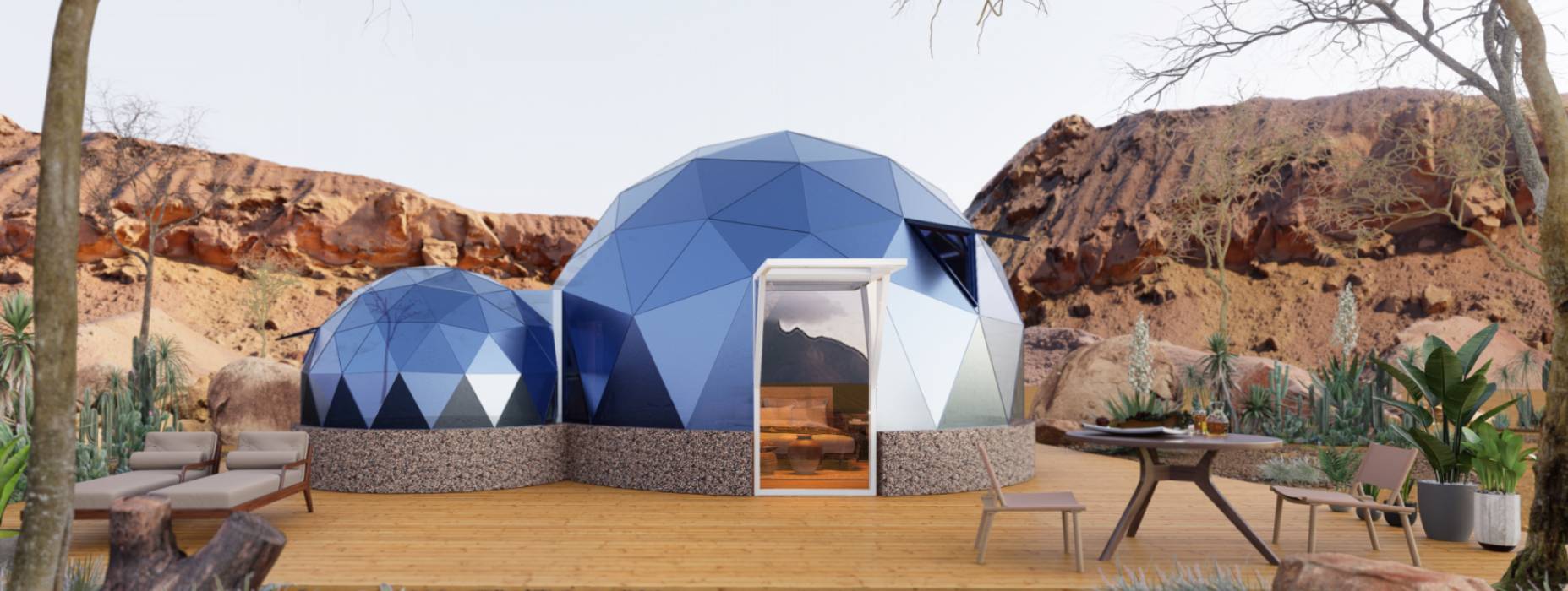 丹巴县球形智能光伏玻璃星空房